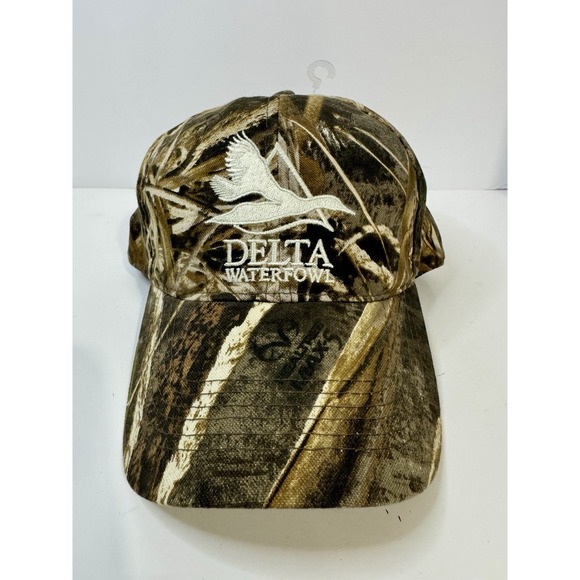 RealTree Camo Max-5 Strapback Hat Adjustable Hunting Cap Outdoor Men's - Picture 1 of 3